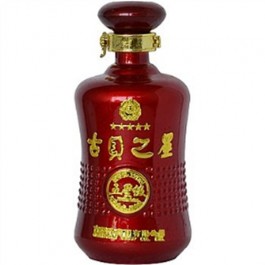 39度古貝春古貝之星五星級(jí)濃香型白酒大概多少錢(qián)
