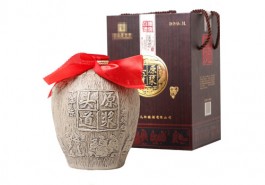53度女兒紅白酒頭道原漿十年陳白酒3L禮盒裝價格多少錢
