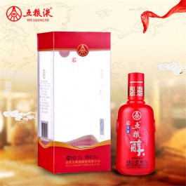 50度五糧醇紅淡雅2014年老酒225ml要多少錢