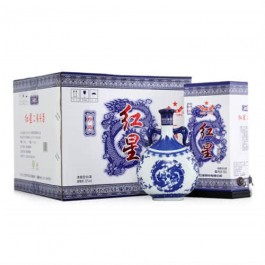 52度紅星二鍋頭酒珍品青花瓷750ml6瓶整箱平均價位
