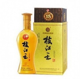 42度枝江15年枝江王濃香型白酒大約市場價